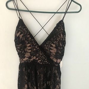 NWT TOBI LACE MINI DRESS